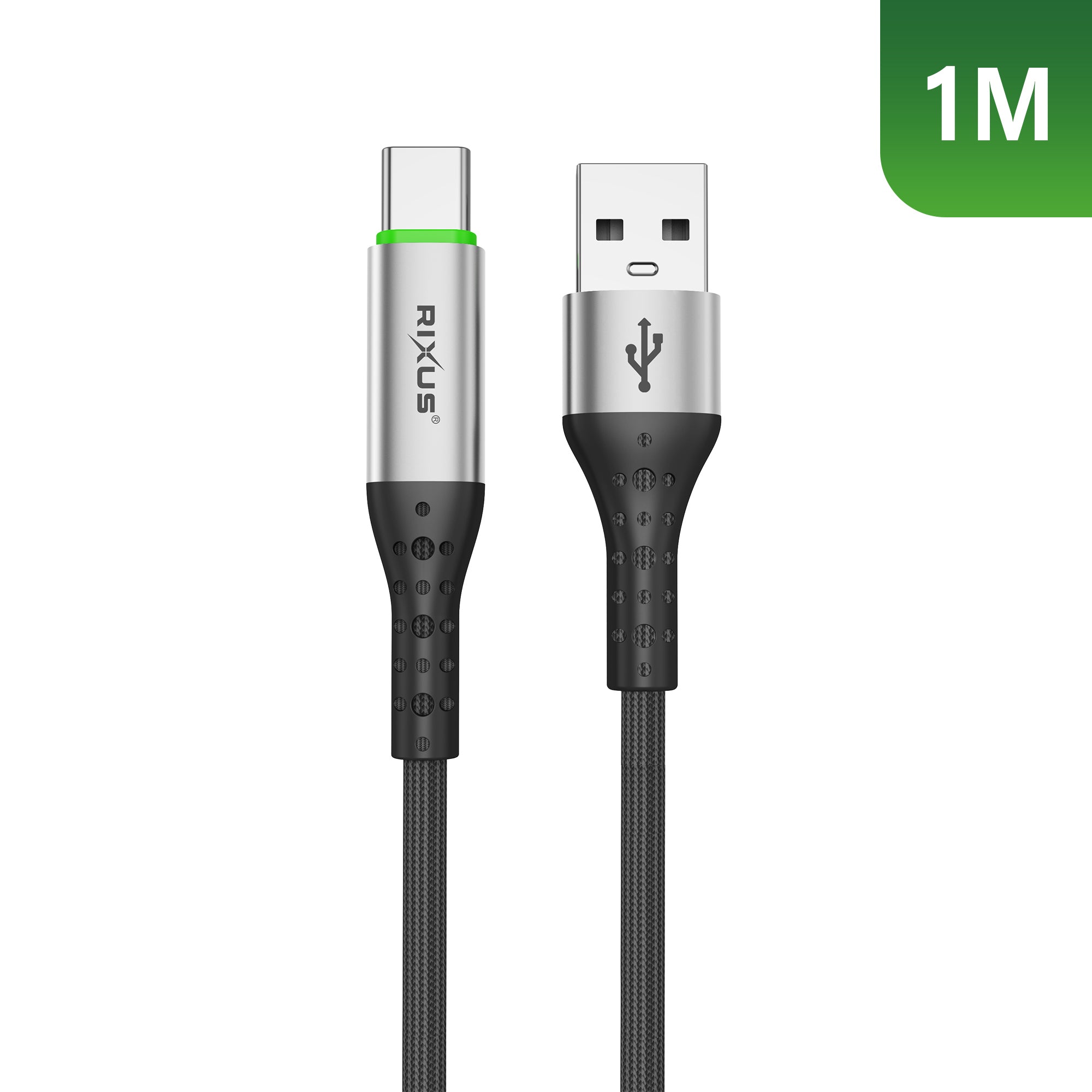 Rixus Auto Disconnect USB-A naar USB-C Kabel
